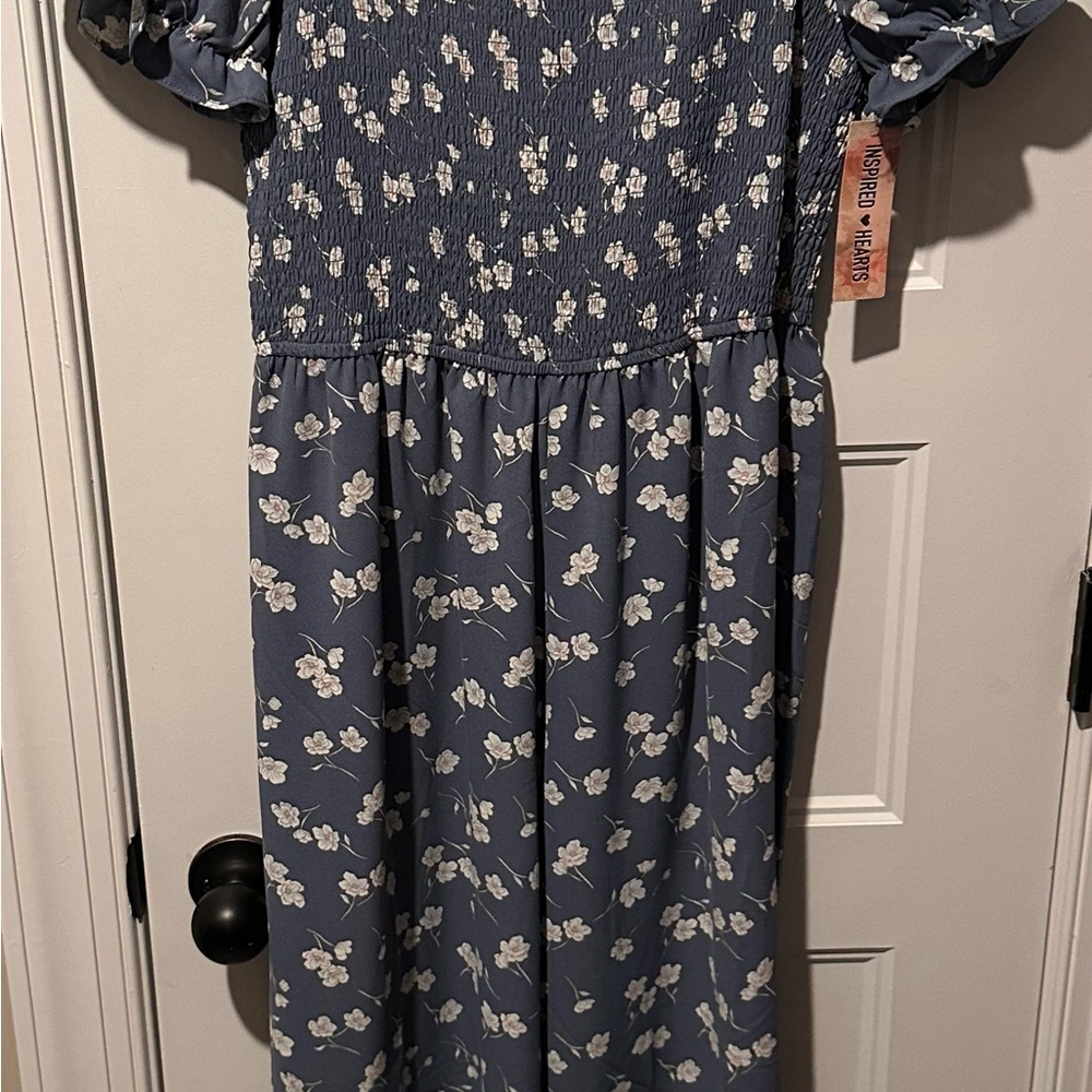 Stylish Blue Floral Jumpsuit
